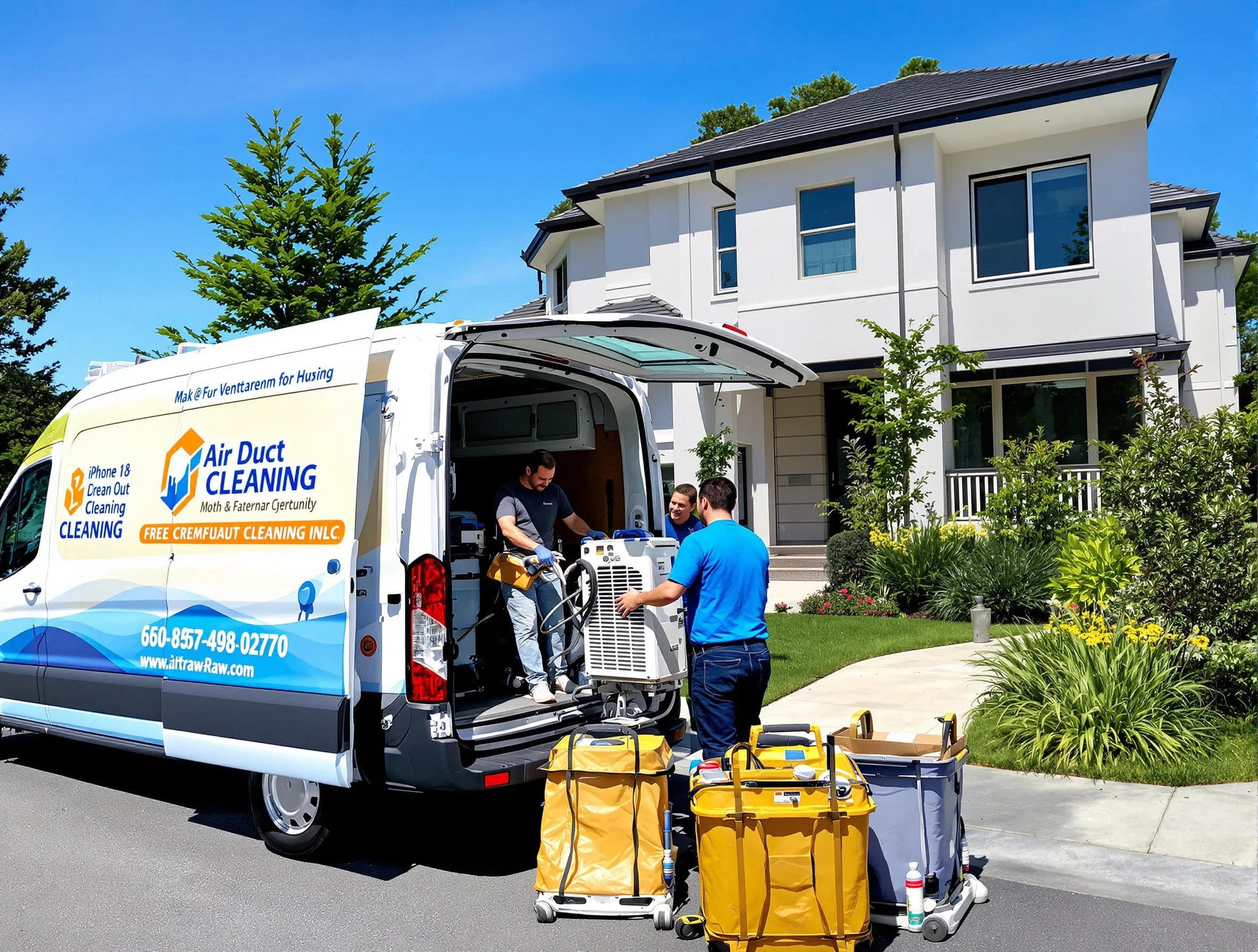 Apache Junction Air Duct Cleaning technician performing professional air duct cleaning in Apache Junction
