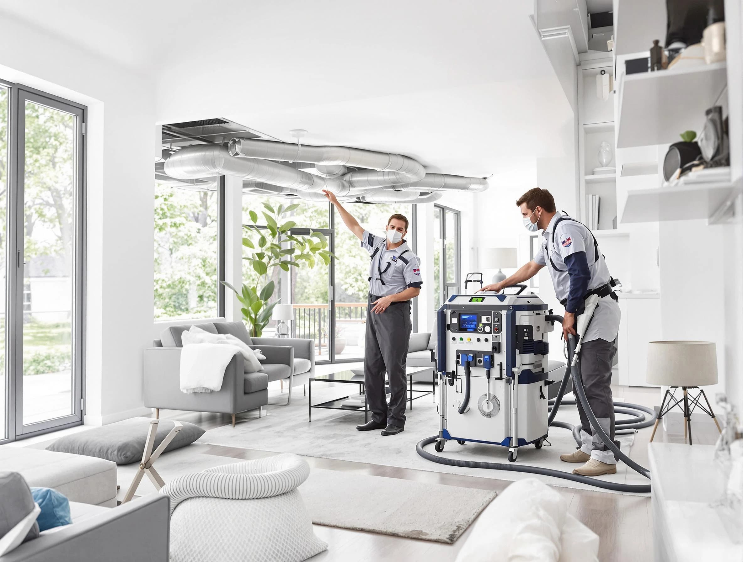 Apache Junction Air Duct Cleaning professional conducting pure air duct cleaning with state-of-the-art equipment in Apache Junction